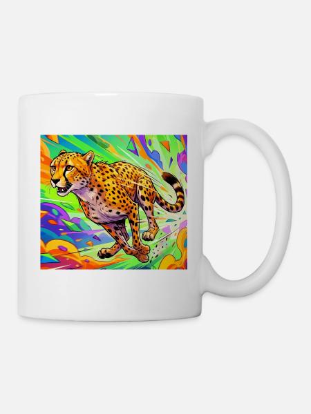 Gepard - Tasse - Weiß
