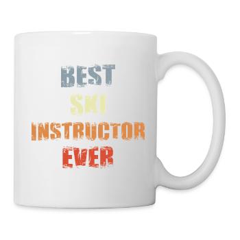 Ski trainer - Mug - white - Right