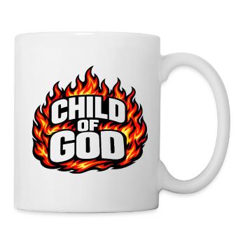 Child of God Flames Streetwear - Mug - white - Right