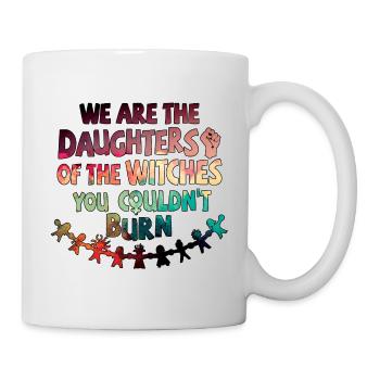 Nous sommes les filles des sorcières que tu n’as pas pu brûler - Mug blanc - blanc - Droite