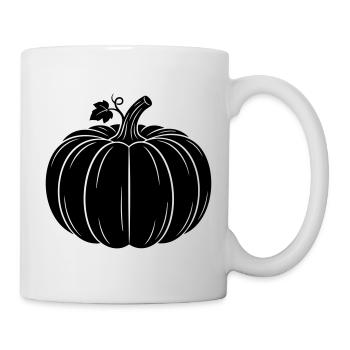Pumpkin Harvest Silhouette - Mug - white - Right