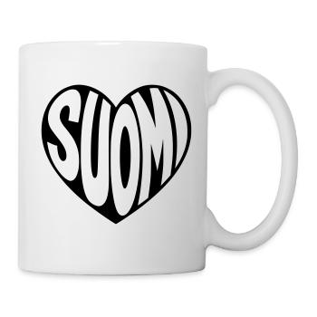 Suomi Finland Heart Typo - Mug - white - Right