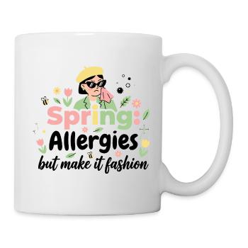 Printemps ? Non merci ! Reine des allergies 2026 - Mug blanc - blanc - Droite