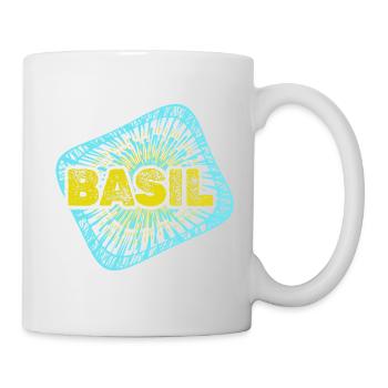 Basil als Hobby - Tasse - Weiß - Rechts