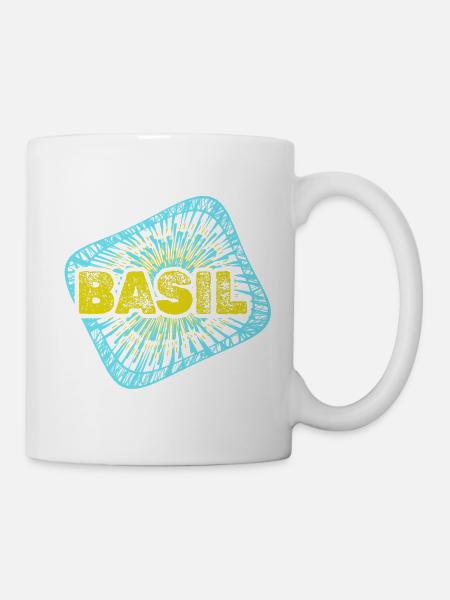 Basil als Hobby - Tasse - Weiß