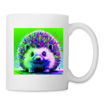 hérisson - Mug blanc - blanc - Droite