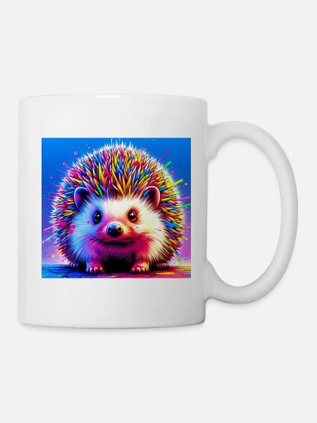 Igel - Tasse - Weiß