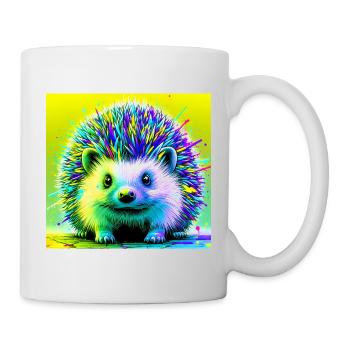 hérisson - Mug blanc - blanc - Droite