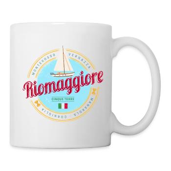Riomaggiore Cinque Terre La Spezia Italien Design - Tasse - Weiß - Rechts