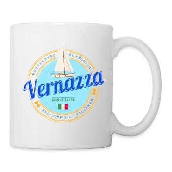 Vernazza Cinque Terre La Spezia Italien Souvenir - Tasse - Weiß - Rechts