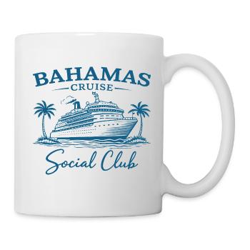 Club social de croisière aux Bahamas - Mug blanc - blanc - Droite