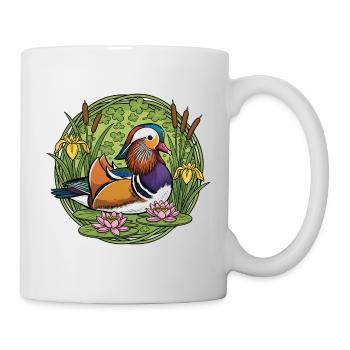canard mandarin - Mug blanc - blanc - Droite