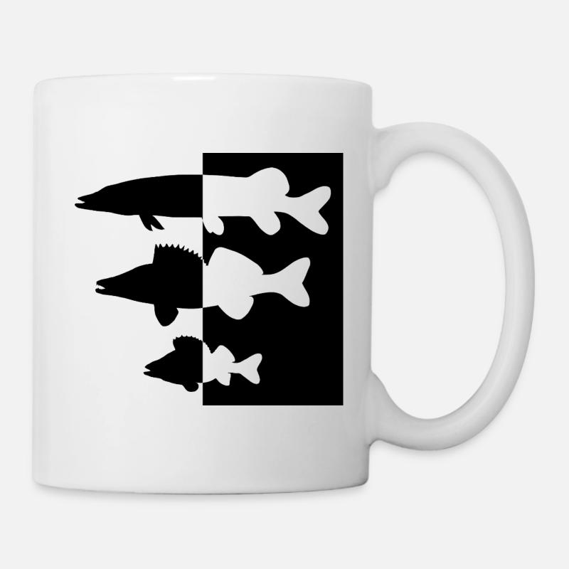 Hecht-Zander-Barsch - Tasse - Weiß