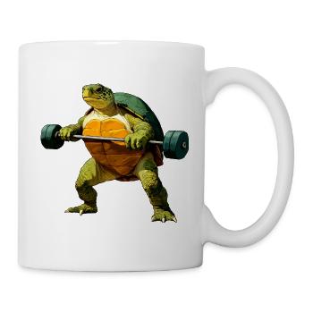 Turtle Trainer - Mug - white - Right
