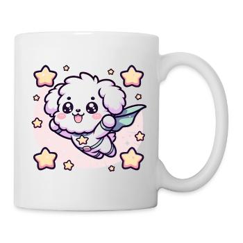 Hero Poodle Superhero Doggy Super Dog Puppy - Mug - white - Right