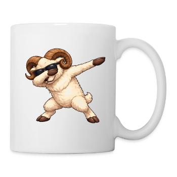 Dabbing Widder - Tasse - Weiß - Rechts