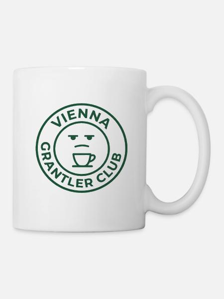 Vienna Grantler Club BigLogo - Tasse - Weiß