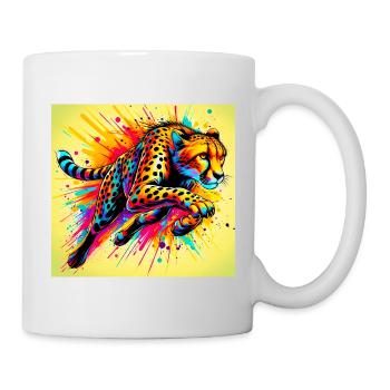 cheetah - Mug - white - Right