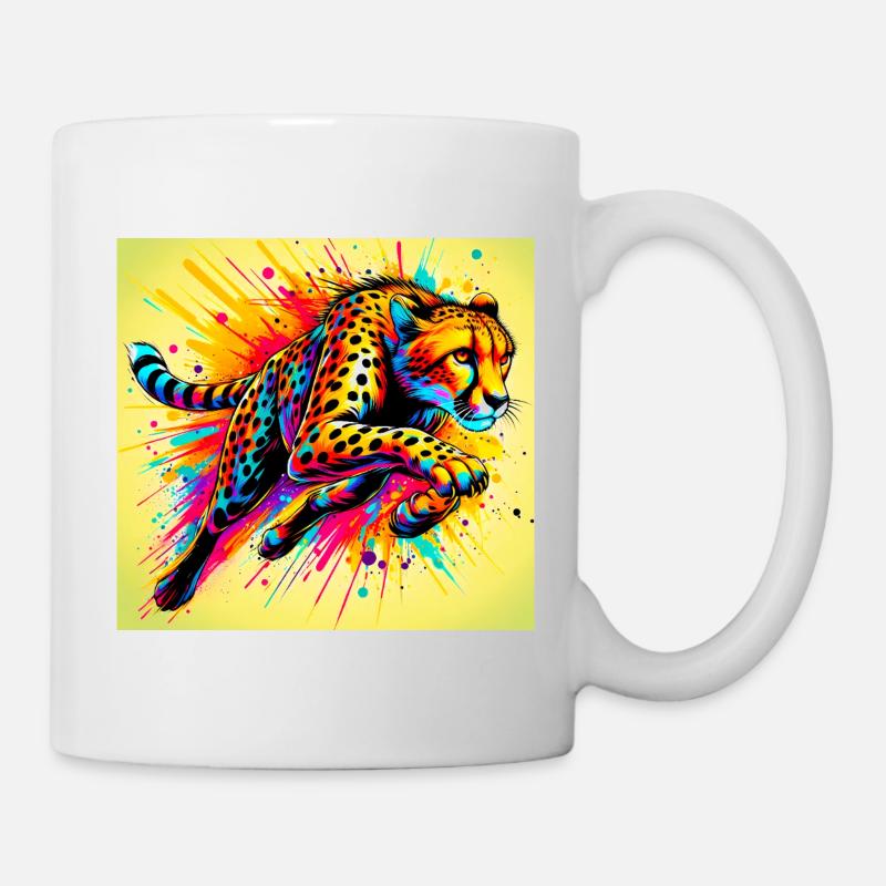 Gepard - Tasse - Weiß