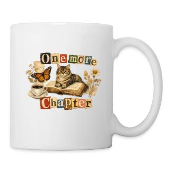 One More Chapter - Cozy Reading Cat - Tasse - Weiß - Rechts