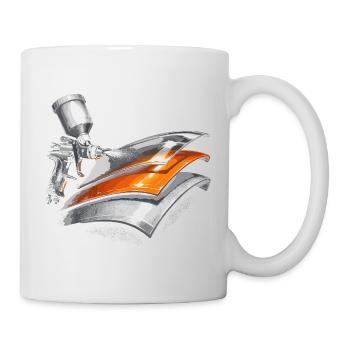 Peintre de véhicules Peintre de voitures Peintre - Mug blanc - blanc - Droite