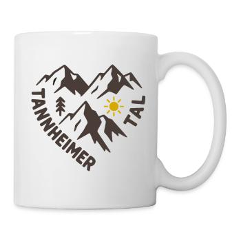 Tannheimer Tal Bergpanorama - Tasse - Weiß - Rechts
