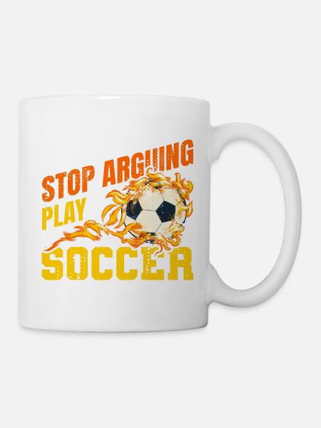 Fußball Witziger Spruch - Tasse - Weiß