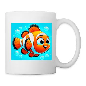 Clownfisch - Tasse - Weiß - Rechts