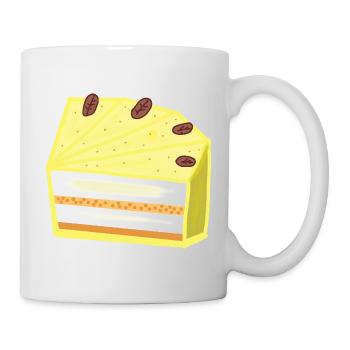 Torte Bäckerei Konditorei backen Bäcker - Tasse - Weiß - Rechts