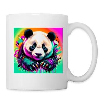 panda - Mug blanc - blanc - Droite