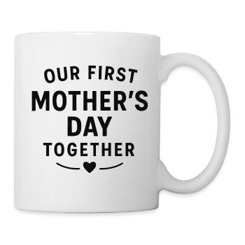 First Mother's Day Mom Baby Gift Idea Family - Mug - white - Right