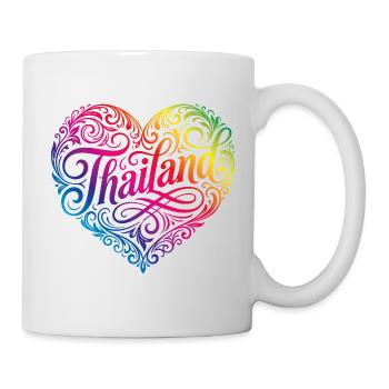 Thailand Heart Colorful - Mug - white - Right