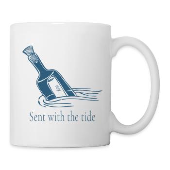 Gesendet mit dem Design der Tide Ocean Bottle - Tasse - Weiß - Rechts