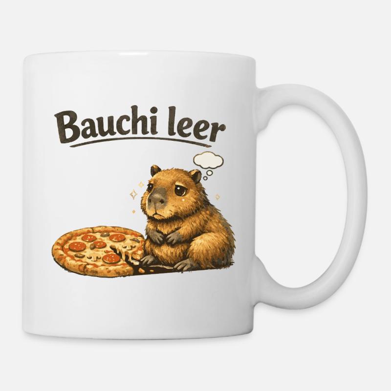 Bauchi leer - Tasse - Weiß