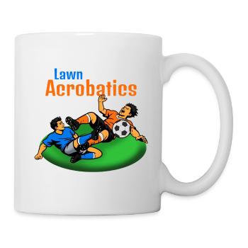 Acrobates de pelouse Acrobates de football (Toboggan de sang) - Mug blanc - blanc - Droite