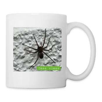 Spinne - Tasse - Weiß - Rechts