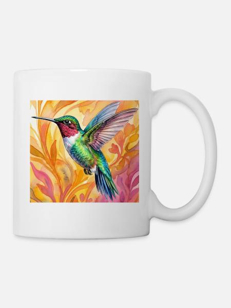 Kolibri - Tasse - Weiß
