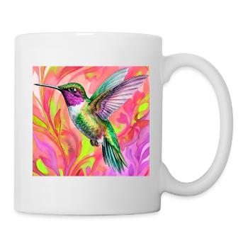 Kolibri - Tasse - Weiß - Rechts