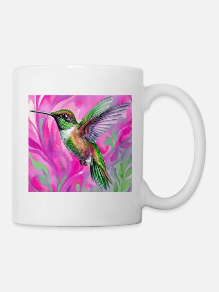 Kolibri - Tasse - Weiß