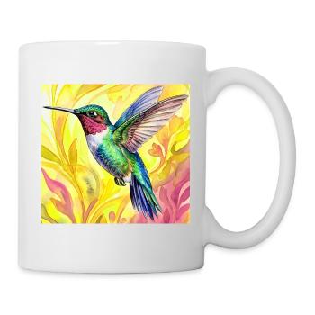 Kolibri - Tasse - Weiß - Rechts