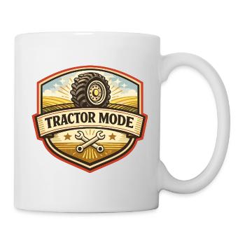 Tractor Mode Emblem - Mug - white - Right