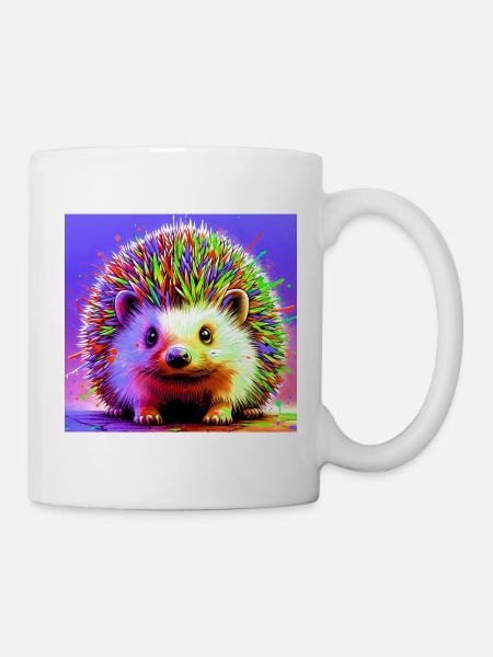 Igel - Tasse - Weiß