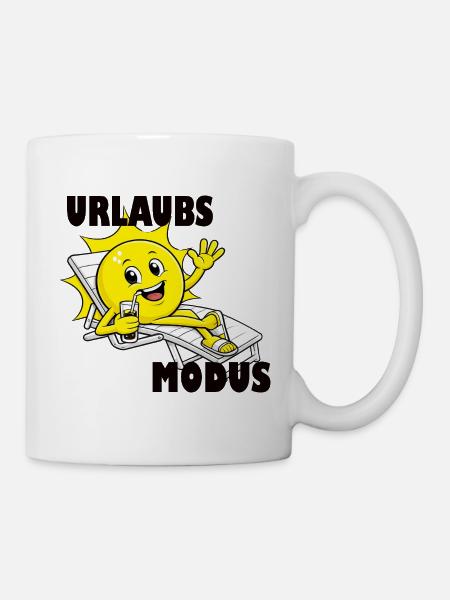 Vacation mode, vacation - Mug - white
