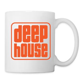 Deep House Retro Bold Logo - Mug - white - Right