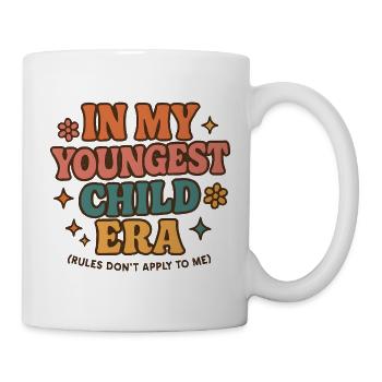 Dans l’humour de l’ère de My Younger Child et de la famille des filles - Mug blanc - blanc - Droite