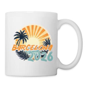 Barcelona 2026 - Tasse - Weiß - Rechts