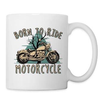 Born to Ride Motorrad Spirit - Mug - white - Right
