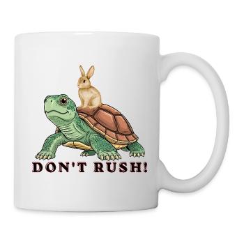 Prenez votre temps ! - Mug blanc - blanc - Droite