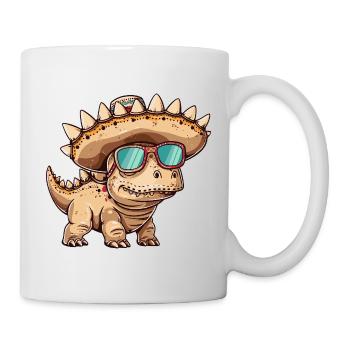 Dinosaurier stegosaurus Sombrero - Tasse - Weiß - Rechts