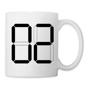 NUMÉRO 02 Zero Two Cadeau d’anniversaire numérique - Mug blanc - blanc - Droite